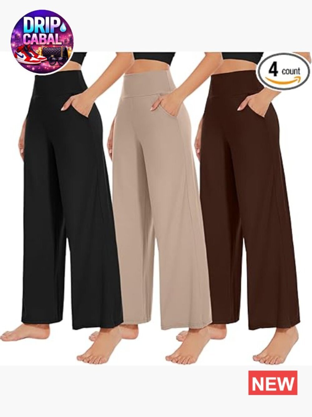 Wide Leg Palazzo Pants with Pockets High Waist Loose Sweatpants